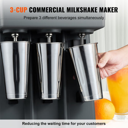 DM13-U - Powerful 3-Speed VEVOR Milkshake Maker with 10-Minute Timer