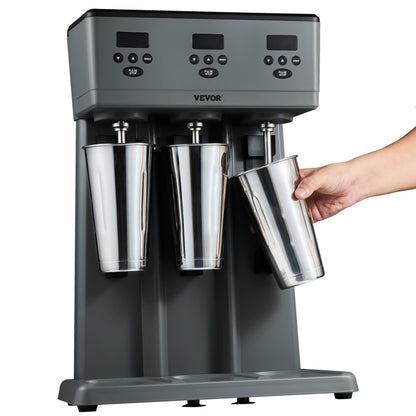 DM23-U - Heavy-Duty 375W Milkshake Maker with 3 Cups for Quick Blends