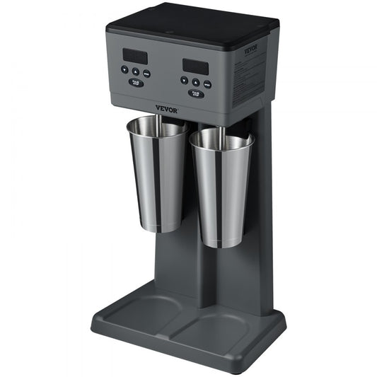 DM22-U - 1HP Stainless Steel Milkshake Maker with Dual Cups and 3 Speeds