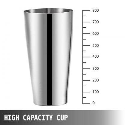 010893515006 - Durable Stainless Steel Double Head Milkshake Maker, 180W Power