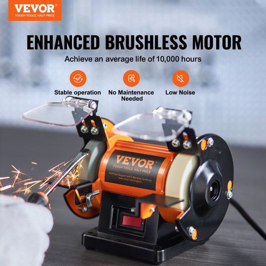 TDS-75B - Compact Bench Polisher for Metal & Jewelry Projects