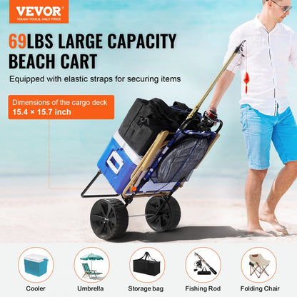 CGY30005-SIS - Sturdy Beach Dolly with Large Wheels for Effortless Transport