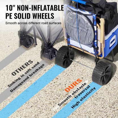CGY30005-SIS - Sturdy Beach Dolly with Large Wheels for Effortless Transport
