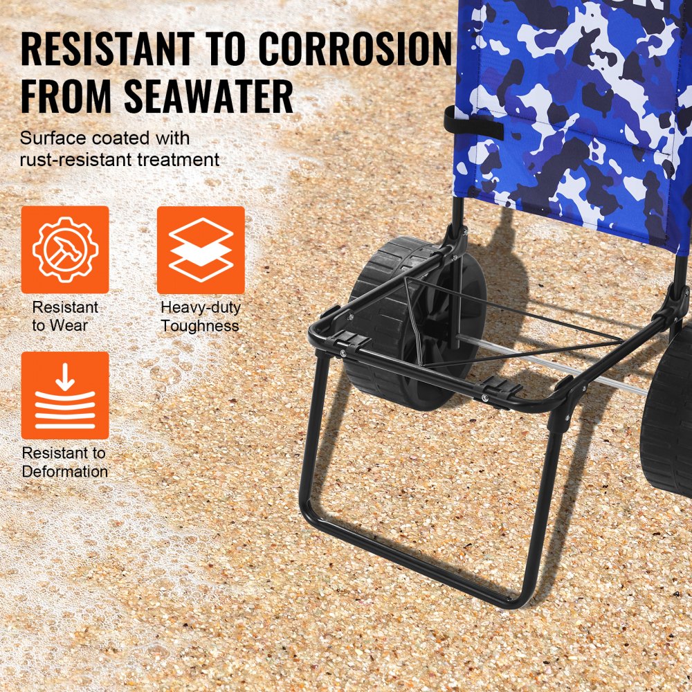 CGY30005-SIS - Sturdy Beach Dolly with Large Wheels for Effortless Transport