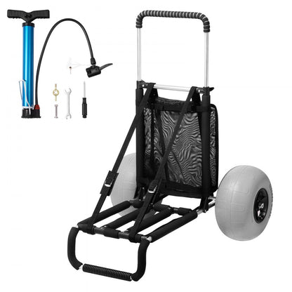 CGY30003T-9SIS - Durable Beach Dolly with 29.9"x15.4" Deck & 12" Wheels