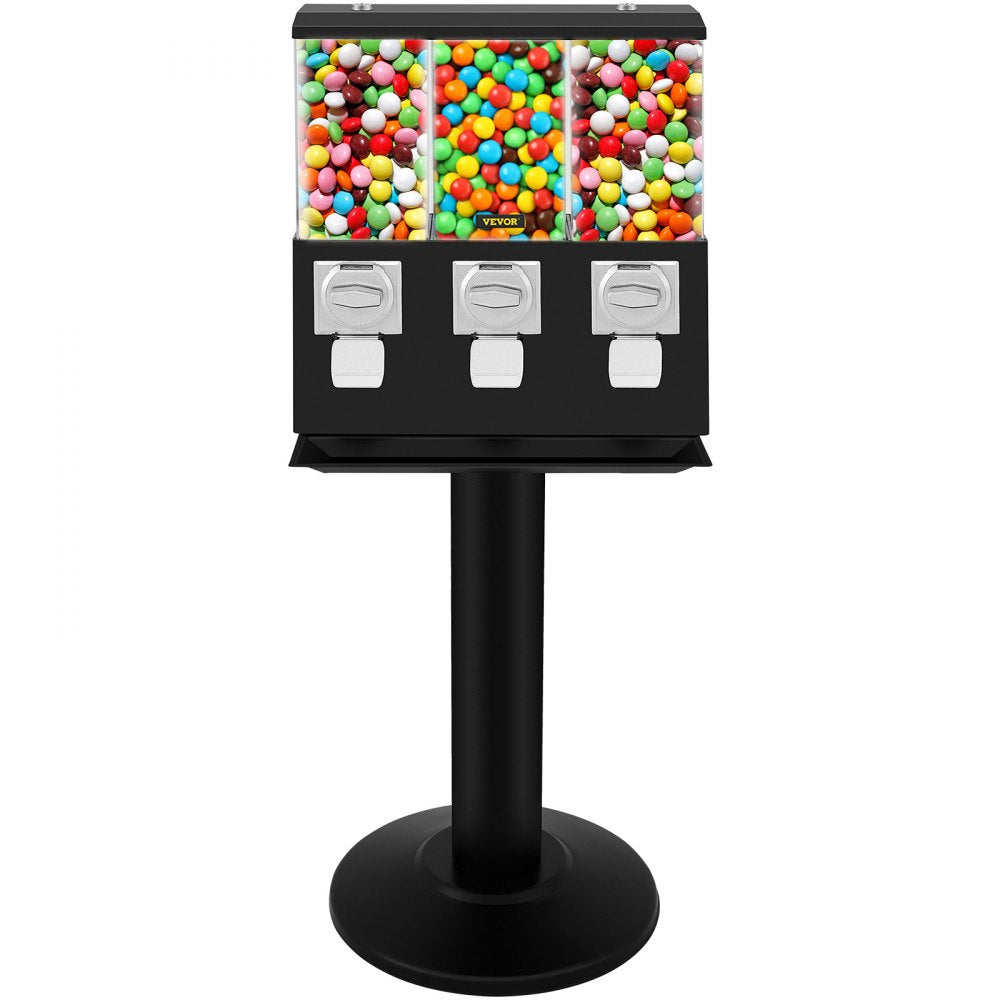 010289908468 - Triple Pod Vending Machine for Gumballs & Candy Storage