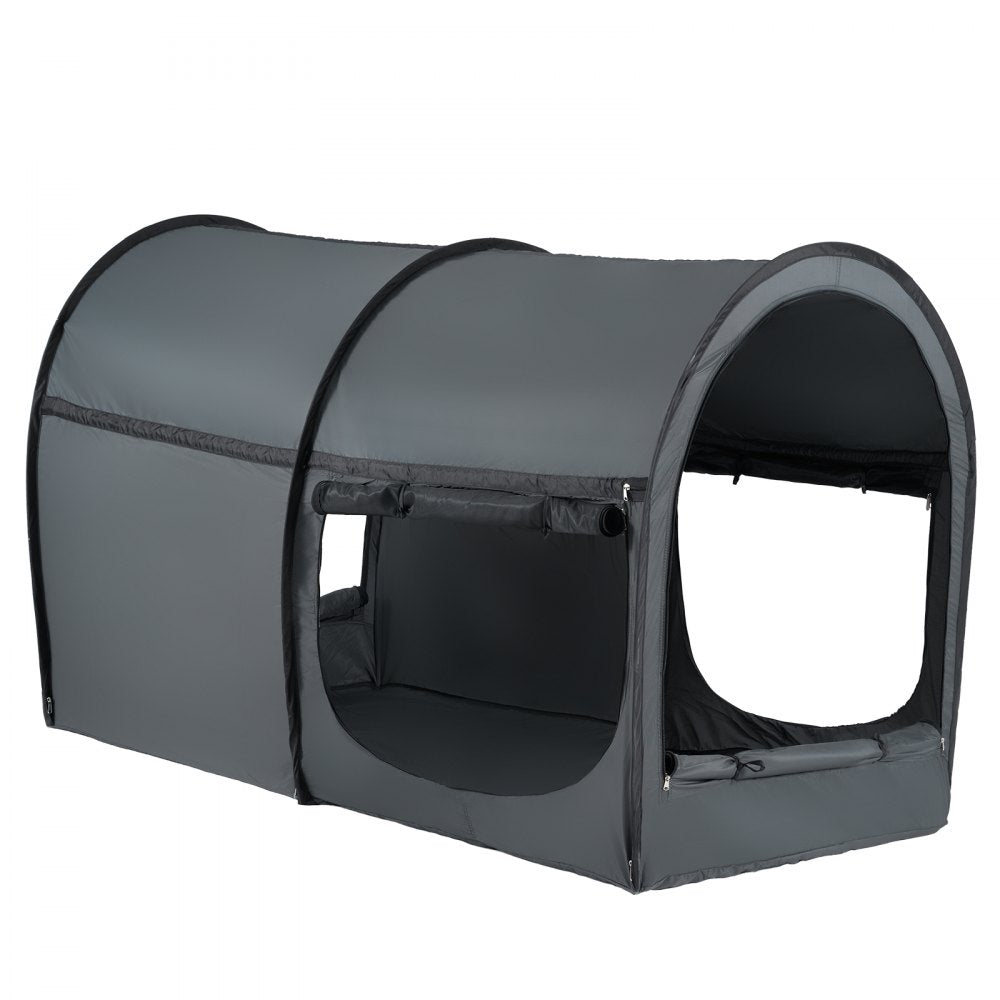 140191 - Cozy 4-Door Bed Tent, 75" x 39" - Light Blocking Design