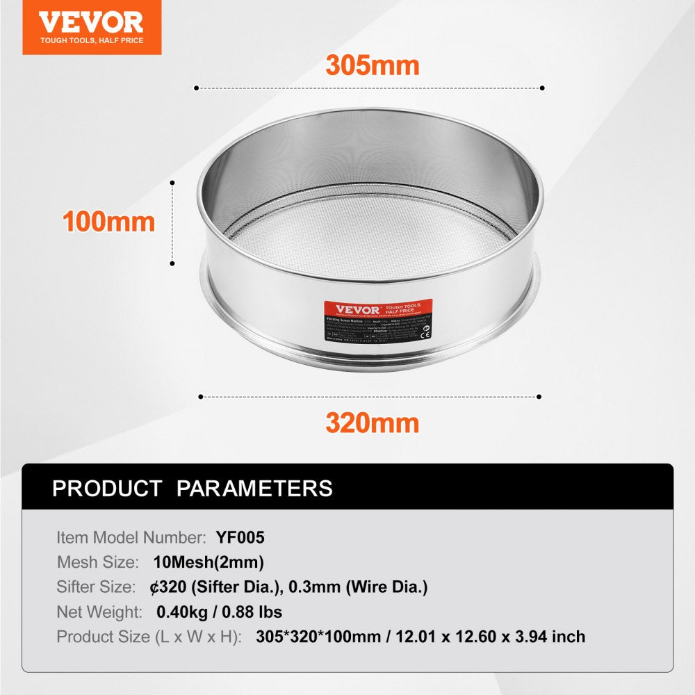 YF005 - 304 Stainless Steel Fine Mesh Sieve for Efficient Baking