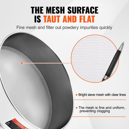 YF005 - Durable 304 Stainless Steel Sieve Mesh for Fine Baking