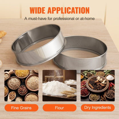 YF005 - Durable 304 Stainless Steel Sieve Mesh for Fine Baking