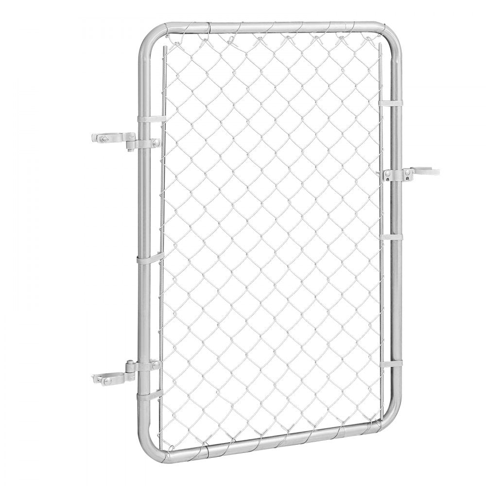 HXGATE-001 - Galvanized Steel Garden Gate 2-6 ft x 4 ft, Easy Install