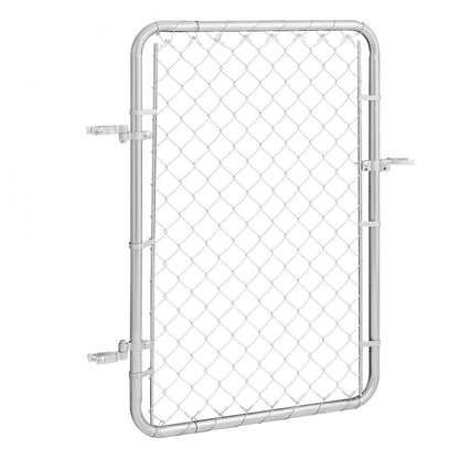 HXGATE-001 - Galvanized Steel Garden Gate 2-6 ft x 4 ft, Easy Install