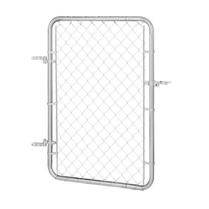 HXGATE-001 - Galvanized Steel Garden Gate 2-6 ft x 4 ft, Easy Install