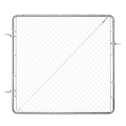 Item Model Number - Adjustable 3x4 ft Galvanized Steel Garden Gate