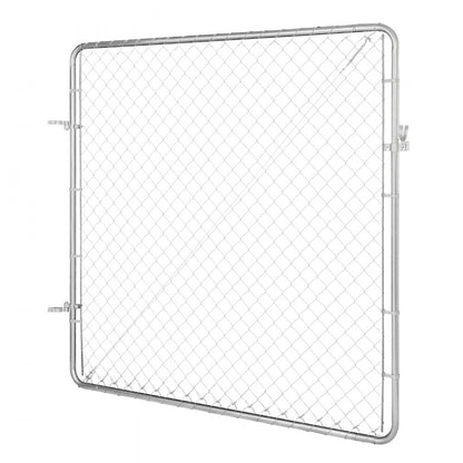 Item Model Number - Adjustable 3x4 ft Galvanized Steel Garden Gate