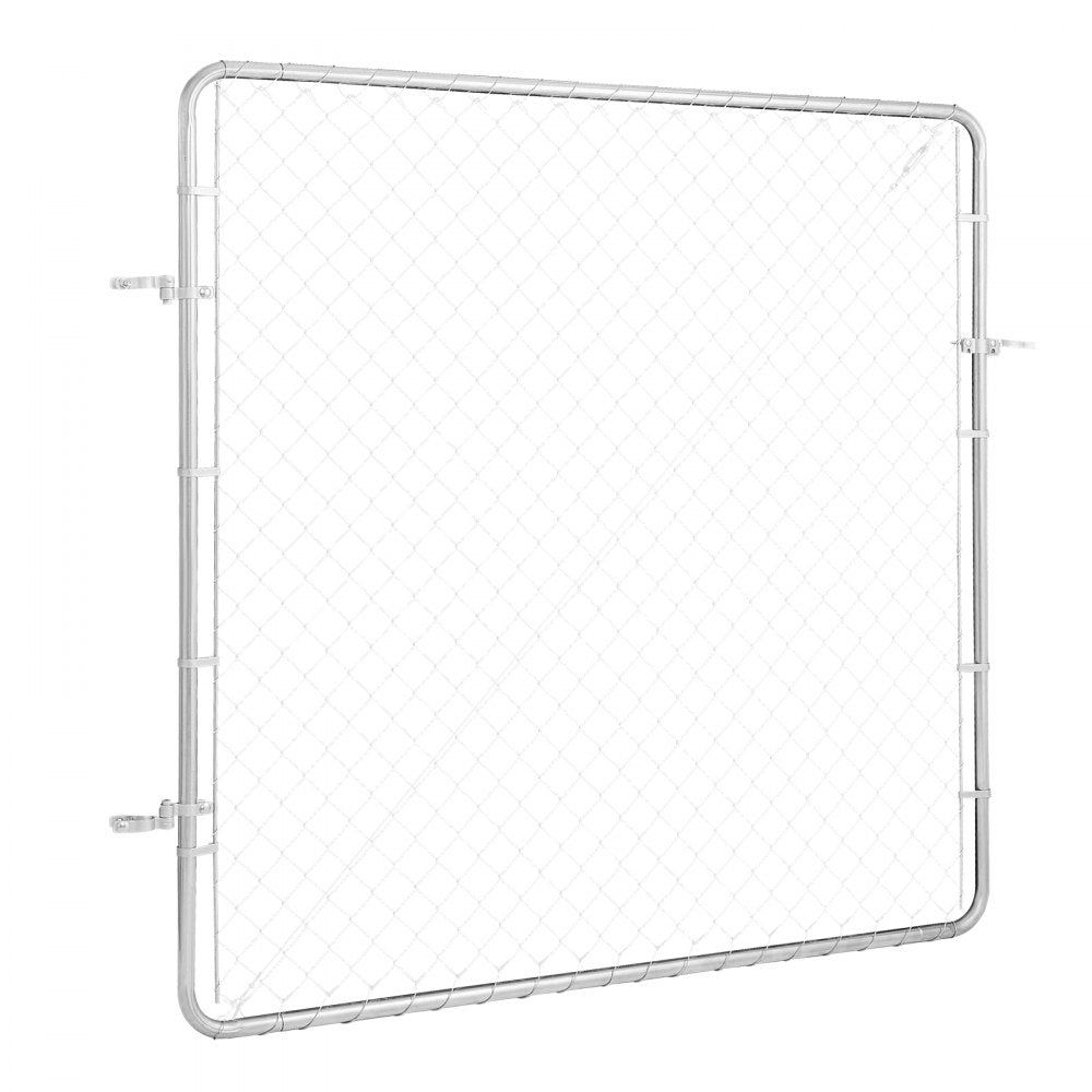 Item Model Number - Adjustable 3x4 ft Galvanized Steel Garden Gate