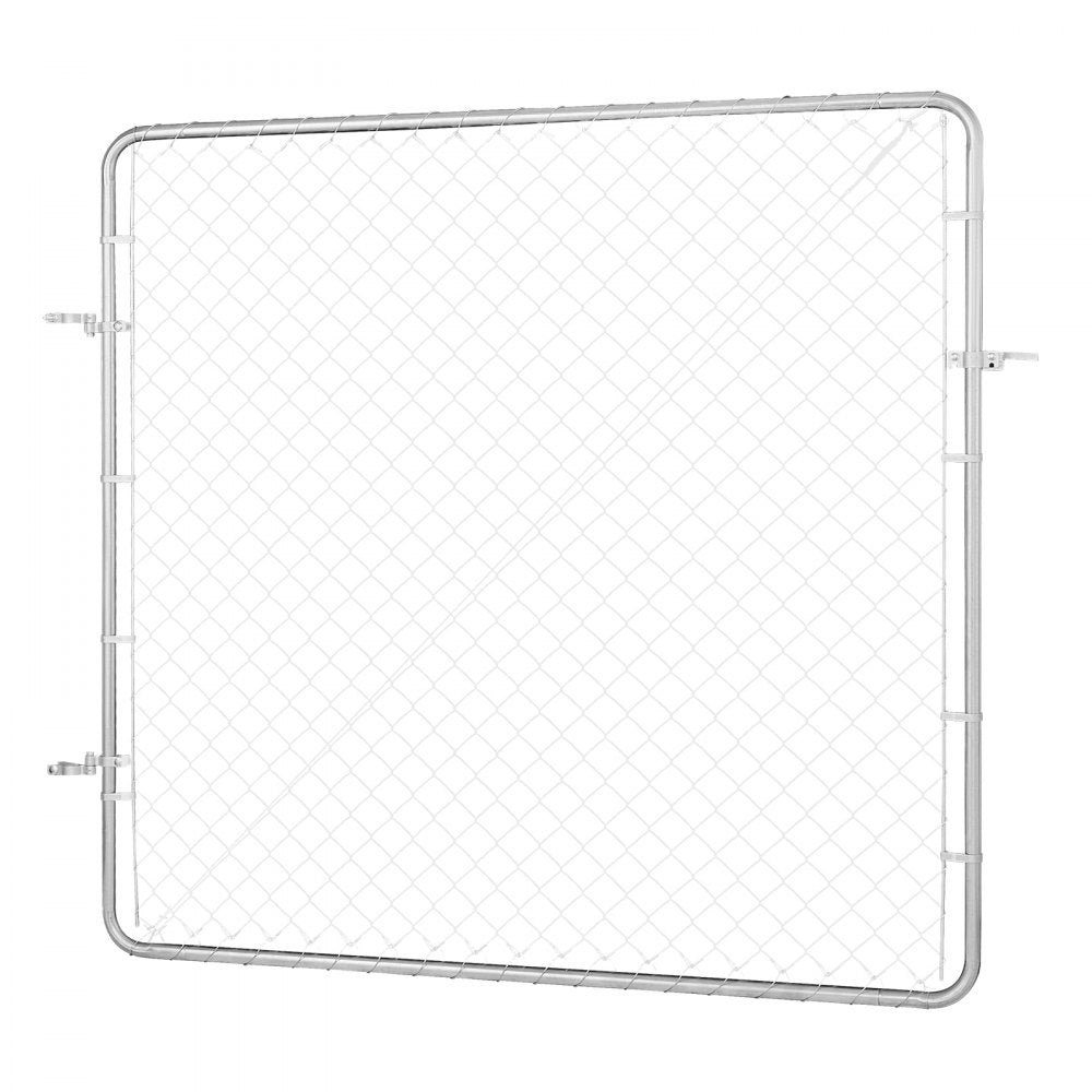 Item Model Number - Adjustable 3x4 ft Galvanized Steel Garden Gate