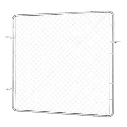 Item Model Number - Adjustable 3x4 ft Galvanized Steel Garden Gate