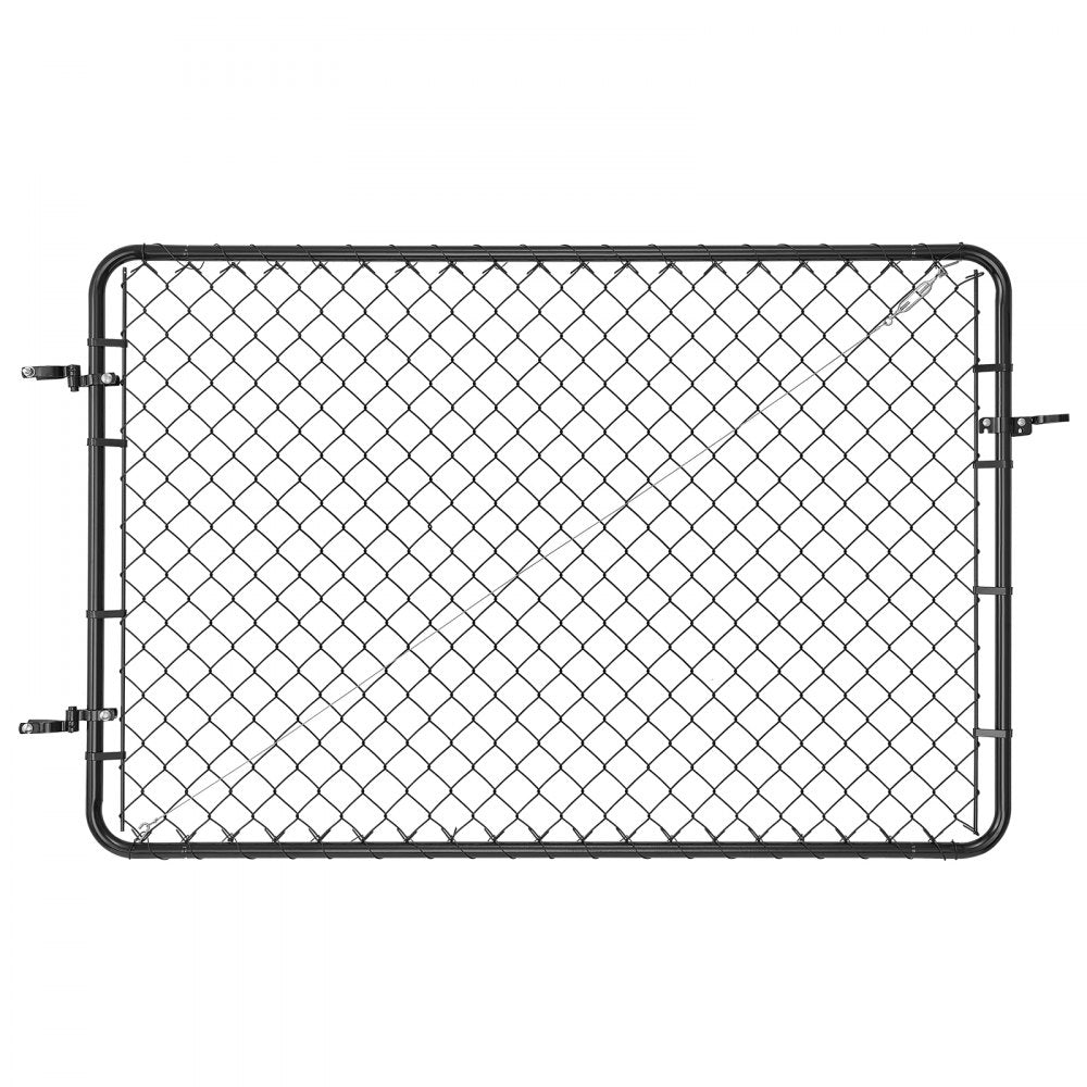 HXGATE-002 - Adjustable 2.2-6ft Garden Gate with Rust Resistance