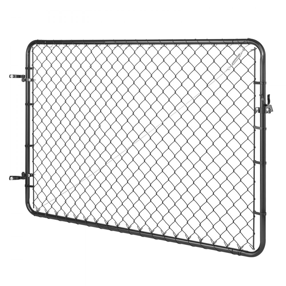 HXGATE-002 - Adjustable 2.2-6ft Garden Gate with Rust Resistance