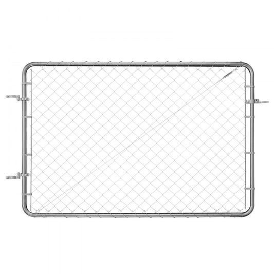 HXGATE-003 - Galvanized Steel Garden Gate 2.2-6 ft Adjustable Width