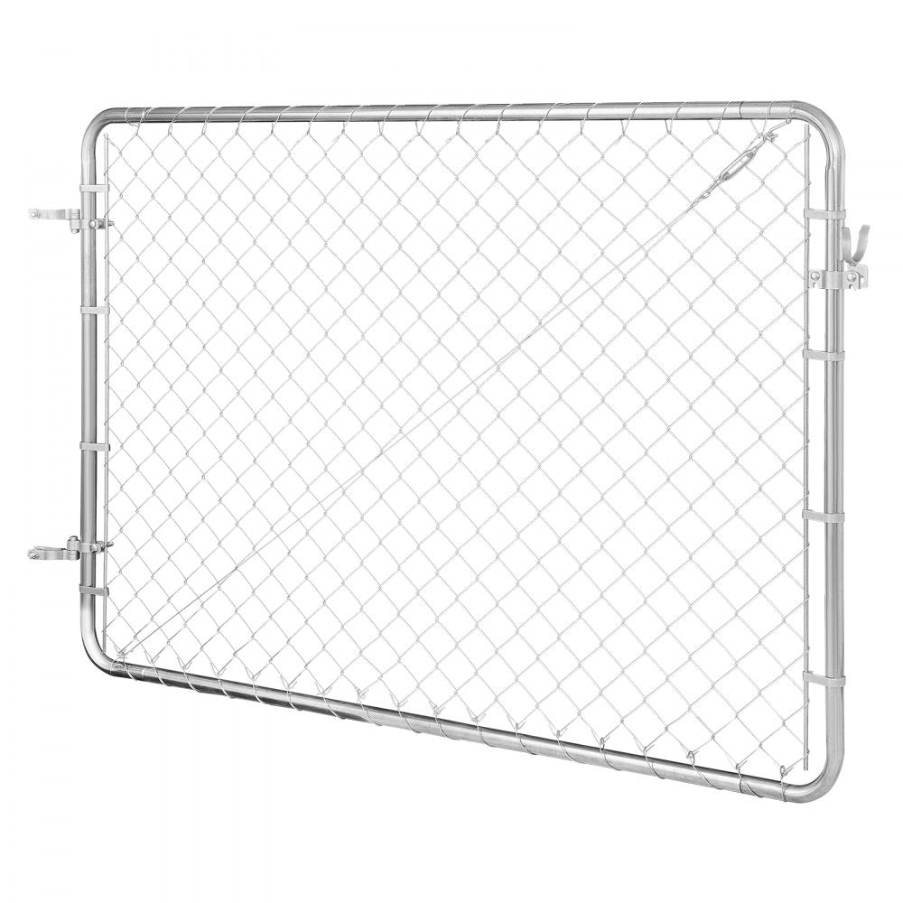 HXGATE-003 - Galvanized Steel Garden Gate 2.2-6 ft Adjustable Width