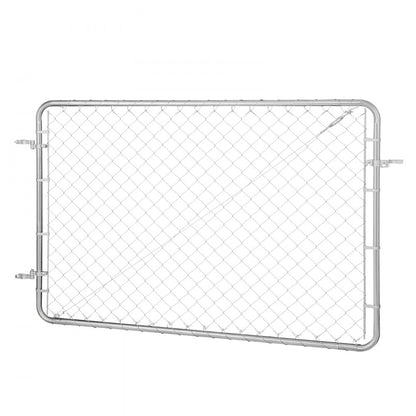HXGATE-003 - Galvanized Steel Garden Gate 2.2-6 ft Adjustable Width