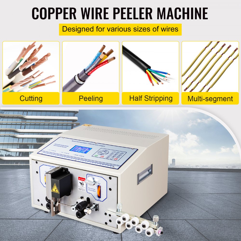SWT508-SD - Automatic Wire Stripping & Cutting Machine for 0.1-4.5mm²