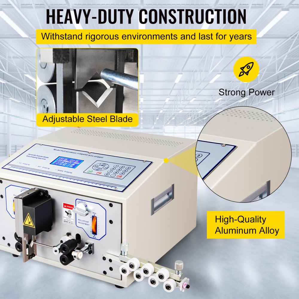 SWT508-SD - Automatic Wire Stripping & Cutting Machine for 0.1-4.5mm²