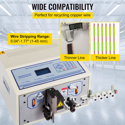 SWT508-SD - Automatic Wire Stripping & Cutting Machine for 0.1-4.5mm²