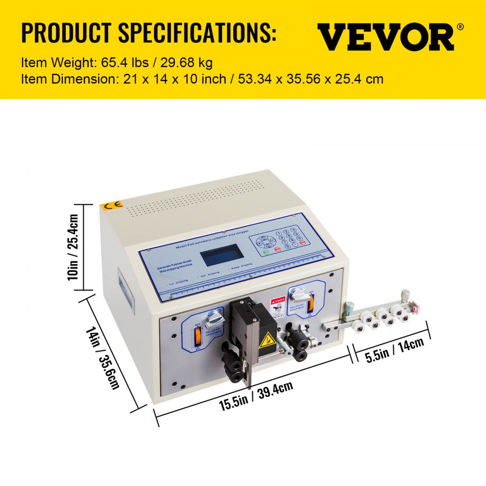 SWT508-SD - Automatic Wire Stripping & Cutting Machine for 0.1-4.5mm²