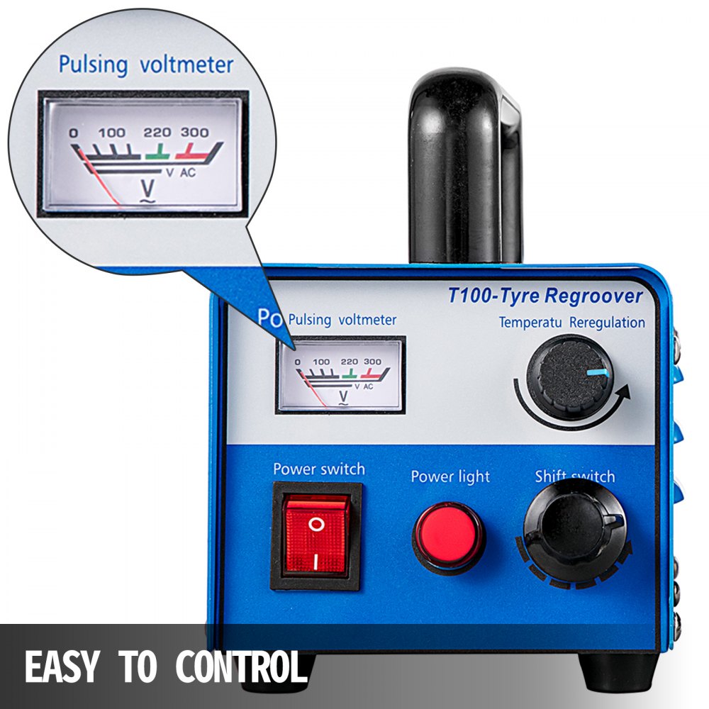 HSD-T100 - Tire Grooving Tool with Instant Blade Adjustment Feature