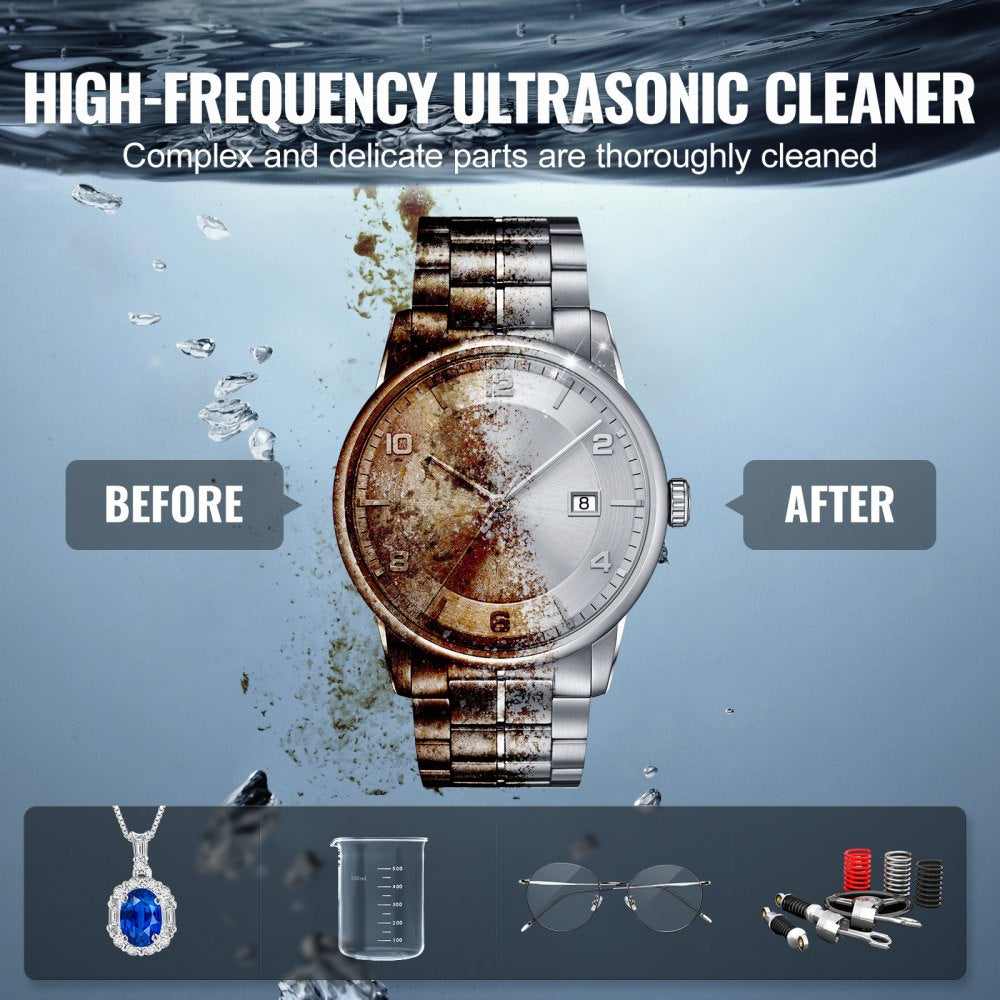 KZ-D15 - 15L Stainless Steel Ultrasonic Cleaner with Digital Control