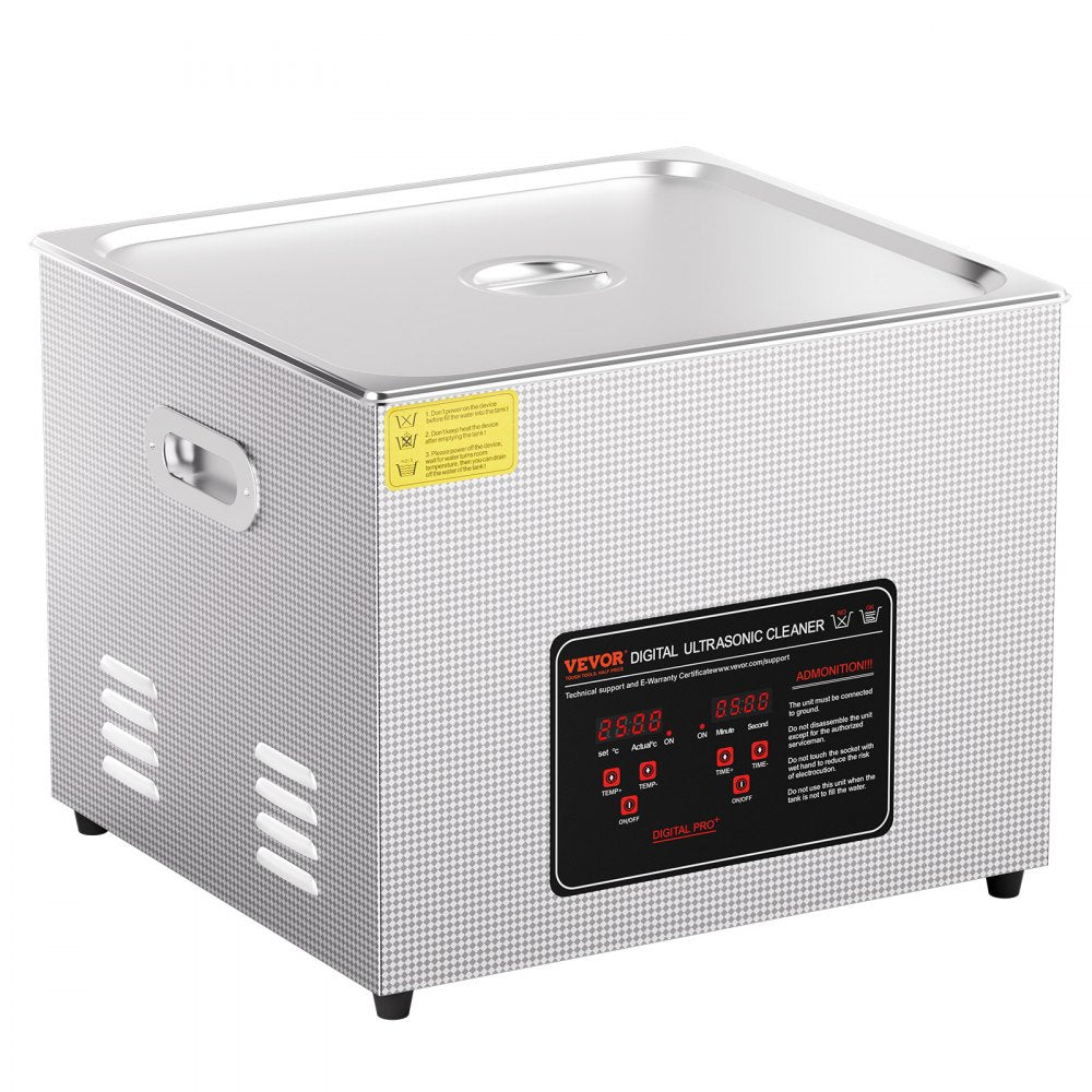 KZ-D15 - 15L Stainless Steel Ultrasonic Cleaner with Digital Control