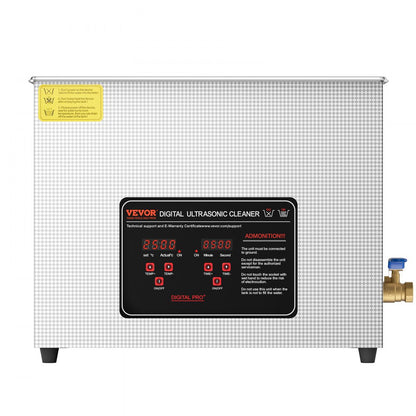 KZ-D15 - 15L Stainless Steel Ultrasonic Cleaner with Digital Control