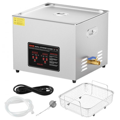 KZ-D15 - 15L Stainless Steel Ultrasonic Cleaner with Digital Control