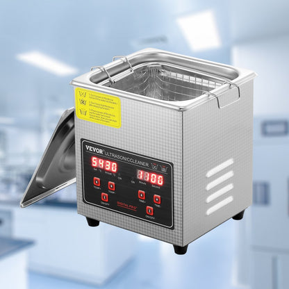010186152888 - 40kHz VEVOR Ultrasonic Cleaner with Digital Timer, 2L Capacity