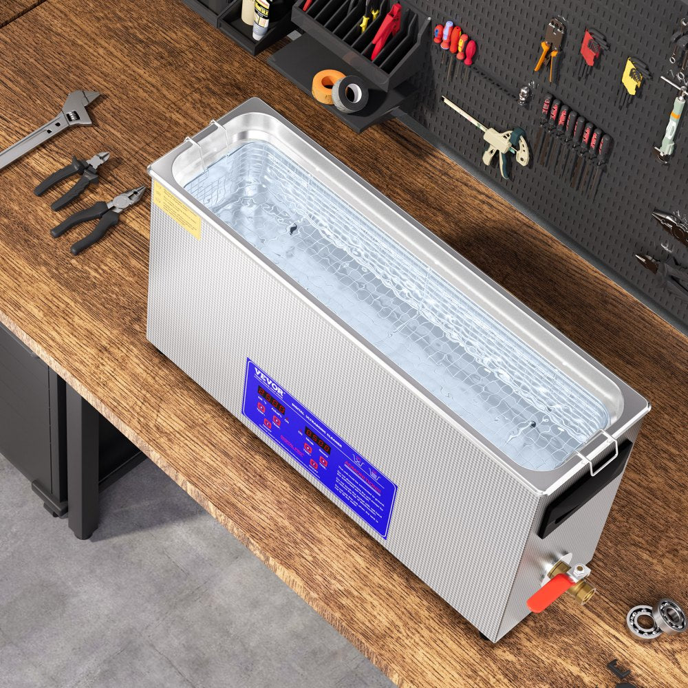 MH-042S - 10L Stainless Steel Ultrasonic Gun Cleaner with Digital Control