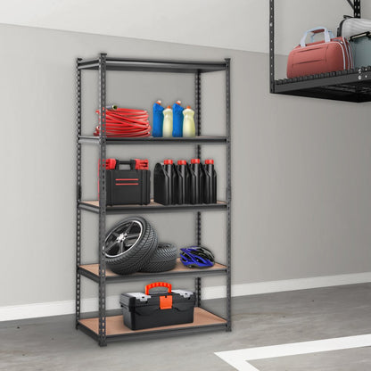 TAV0 - Heavy-Duty 5-Tier Garage Shelving, Adjustable, 400 lbs per Shelf