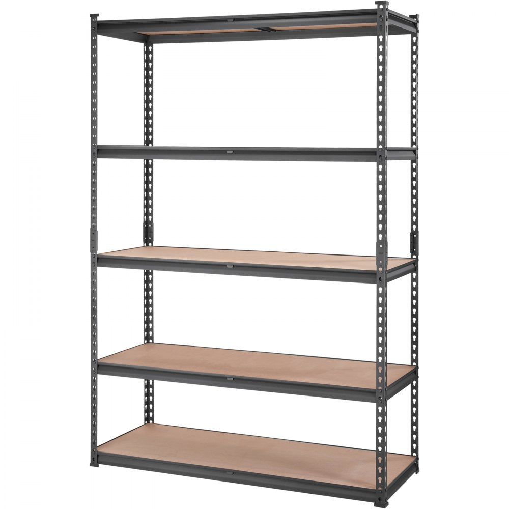 5KV0 - 5-Tier Adjustable Metal Shelving Unit, 400 lbs/Shelf, 18" D x 48" W x 72" H