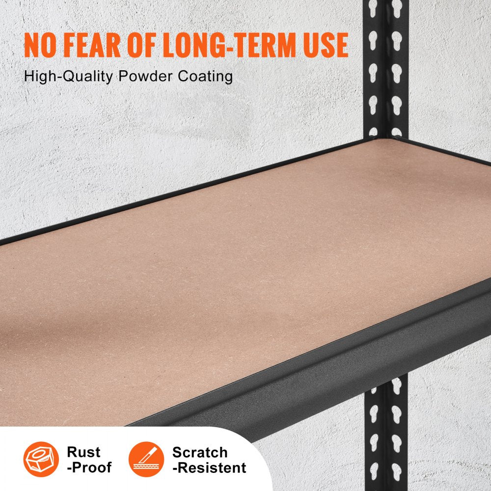 SCV0 - Heavy-Duty 5-Tier Metal Shelving Unit with Adjustable Storage Solutions