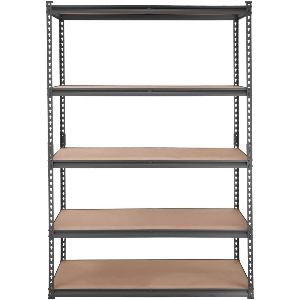 SCV0 - Heavy-Duty 5-Tier Metal Shelving Unit with Adjustable Storage Solutions