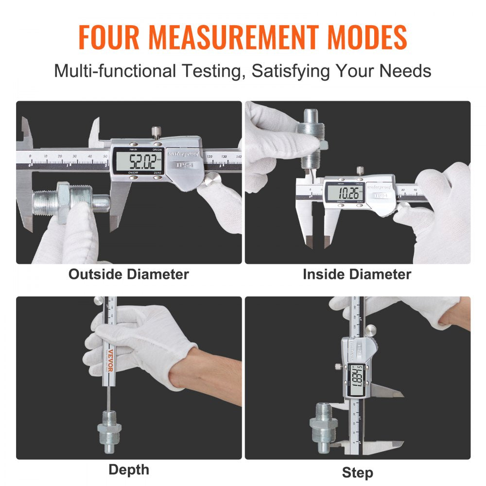 JS021F150SS - VEVOR 0-6" Digital Caliper with LCD Display