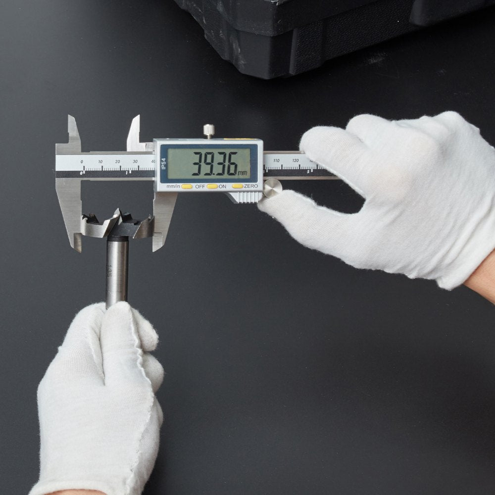 JS808F150SS - 0-6 Inch Stainless Steel Digital Caliper with LCD Display
