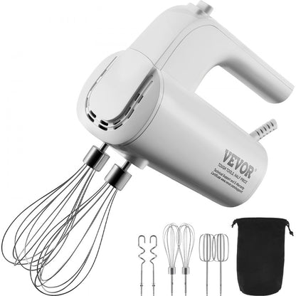 HM2006 - 5-Speed Digital Hand Mixer with Turbo Boost & Storage Bag