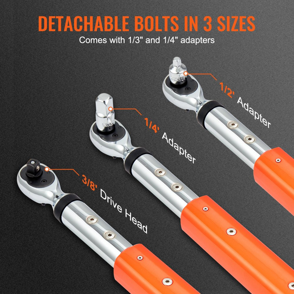11037FTLB - VEVOR Digital Torque Wrench 3/8" Drive with LED Display