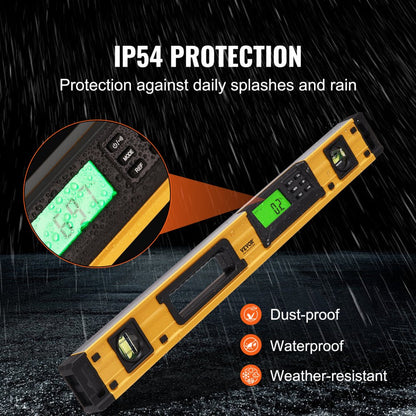 DL405 - 600mm Magnetic Level with LCD Screen and Sound Alert