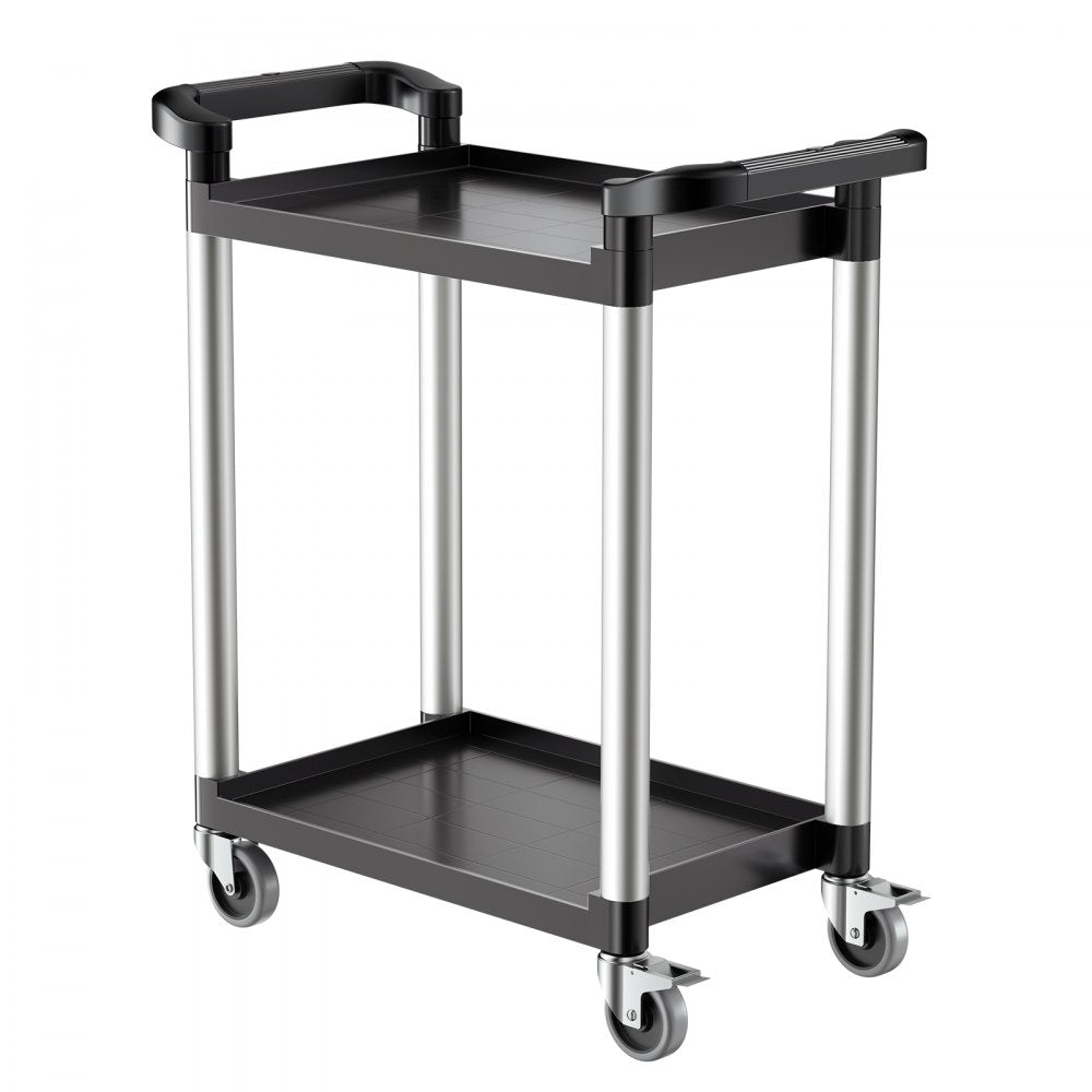 SYTCSS09 - 2-Tier Utility Cart, 31.5"x16.1" with 300 lbs Capacity