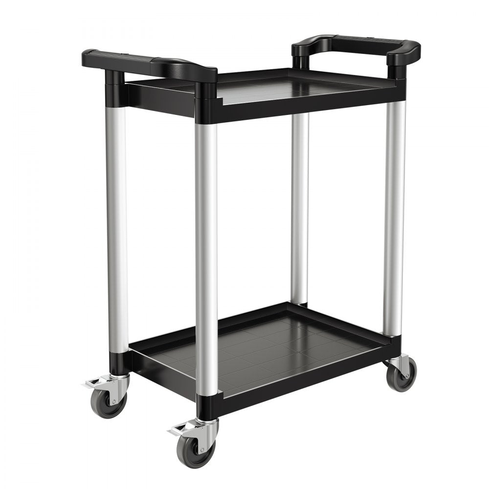 SYTCSS09 - 2-Tier Utility Cart, 31.5"x16.1" with 300 lbs Capacity