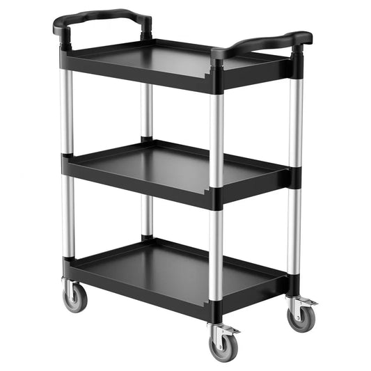 SYTCSS10 - 3-Tier Utility Cart, 300 lbs Capacity, 34.65x16.14x39 Inches